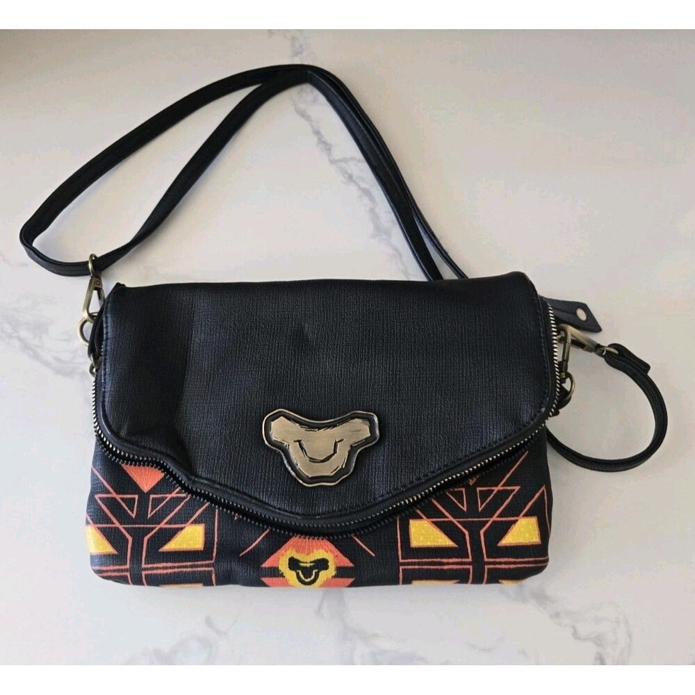 Disney The Lion King Fold over Crossbody Wristlet Handbag Purse Bioworld